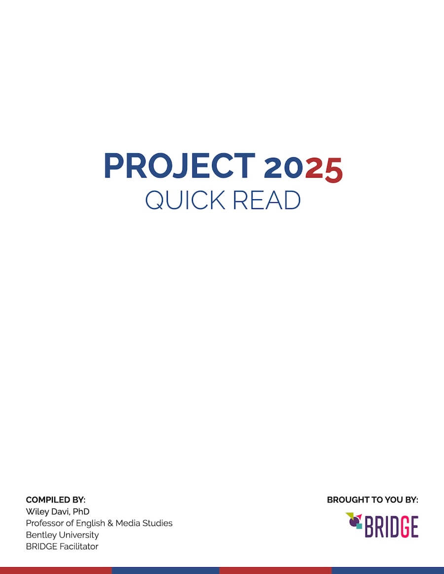 PROJECT 2025 Quick Read Thumbnail